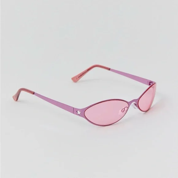 Urban Outfitters Pink Oval Sunglasses - Picture 2 of 5